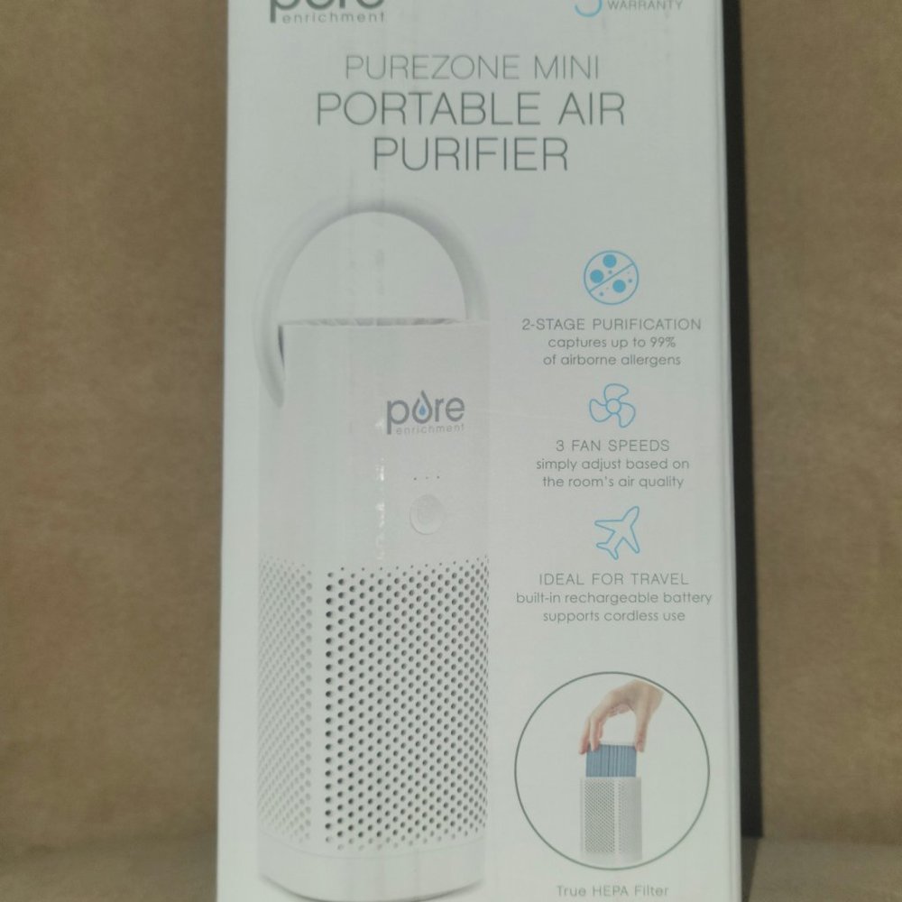 Pure Enrichment Purezone Mini Portable Air Purifier (New in Box)